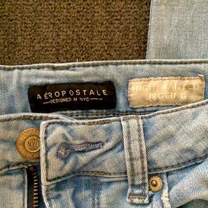 Aeropostale high rise jeggings worn once
